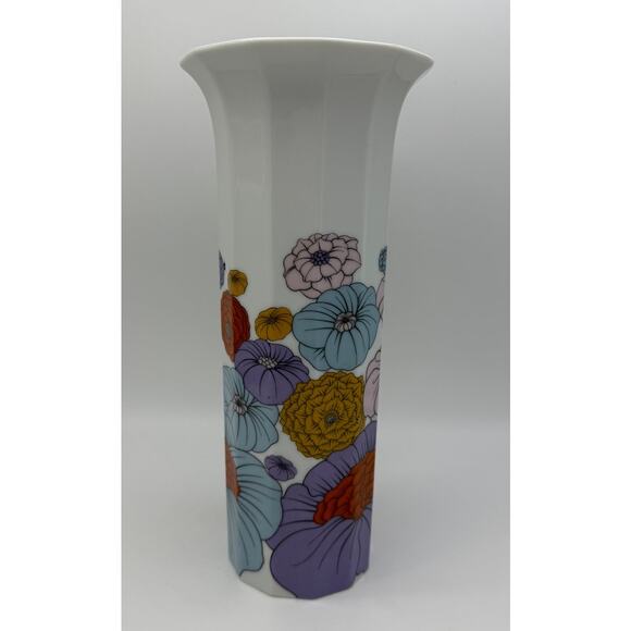 100 Jahre Rosenthal Germany 1979 Linie Polygon Floral Tapio Wirkkala Patras Vase - Picture 2 of 8